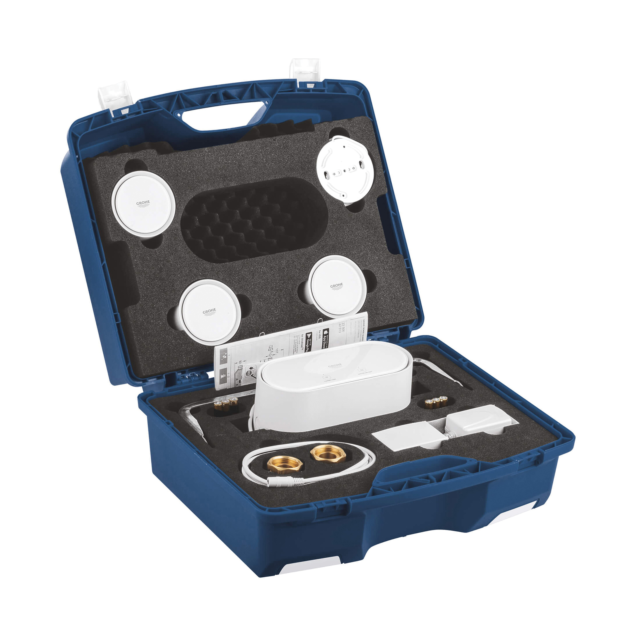 GROHE 22602LN0 Sense Guard™ 22602_0 Water Security Kit, For Use With Ondus™ App to Monitor and Control Leaks