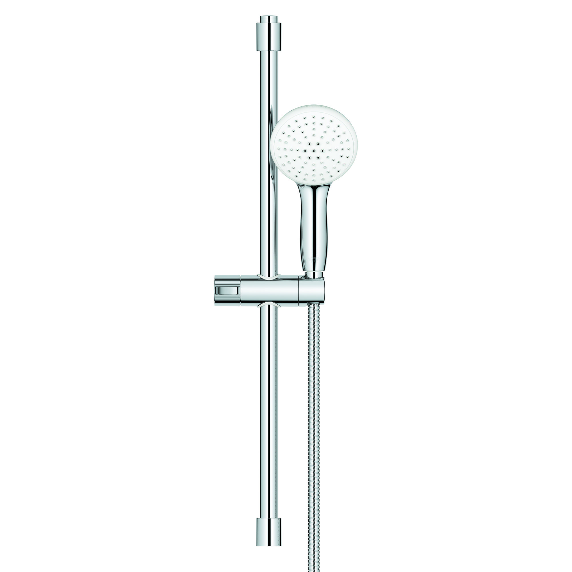GROHE 26077002 Tempesta 2-Spray Rail, 4-5/16 in Dia, 24 in L, For Use With Shower