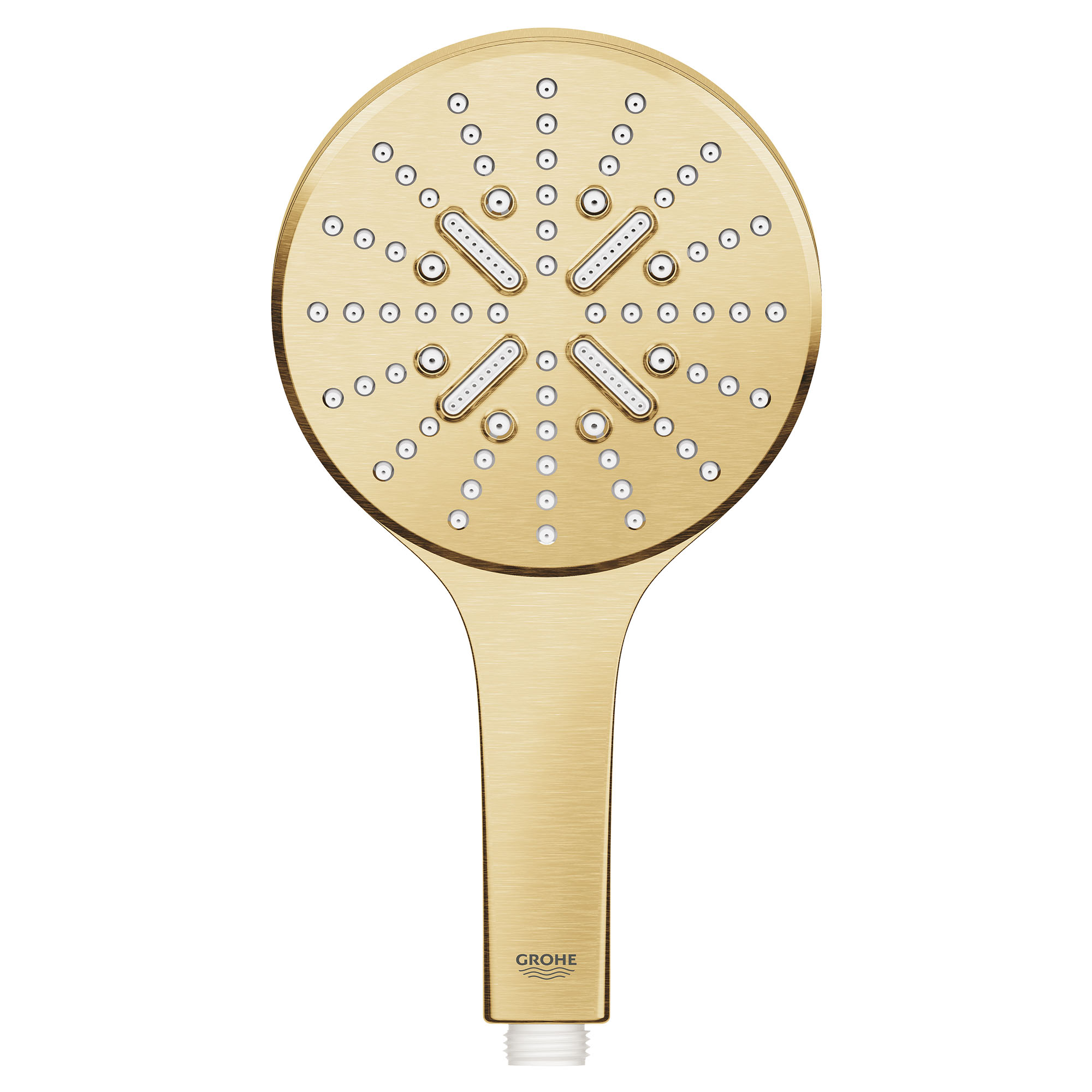GROHE 26545GN0 Rainshower™ Hand Shower, 1.75 gpm Max Flow, 3 Sprays, 1/2 in NPT Connection, Import