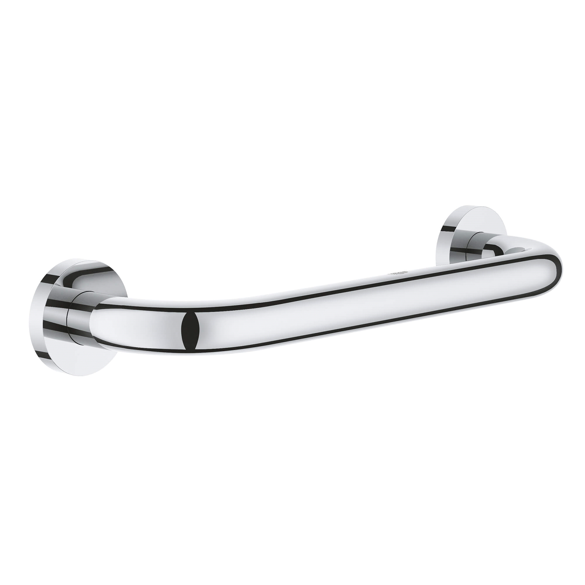 GROHE 40421001 Grip Bar, Essentials, 12 in L, StarLight® Polished Chrome, Metal, Import