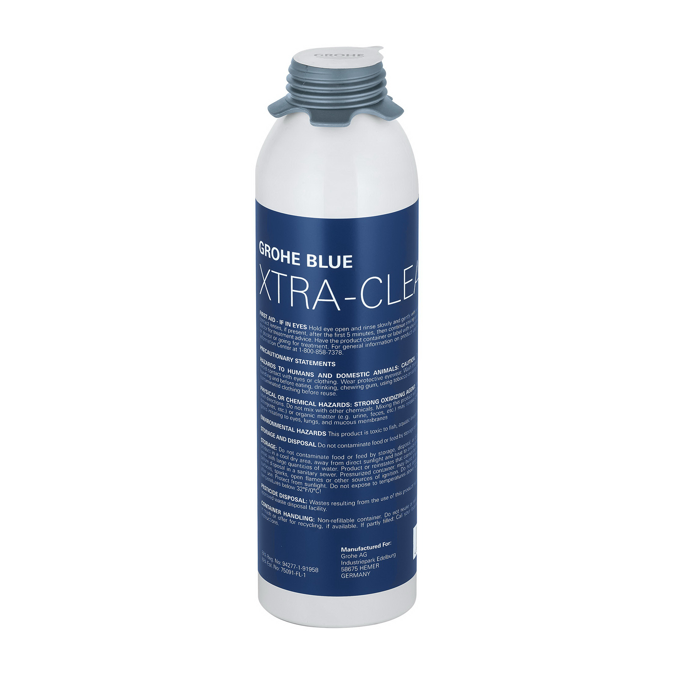 GROHE 40914000 Blue® Cleaning Cartridge, For Use With Model 40694 Kit Adapter, Residential