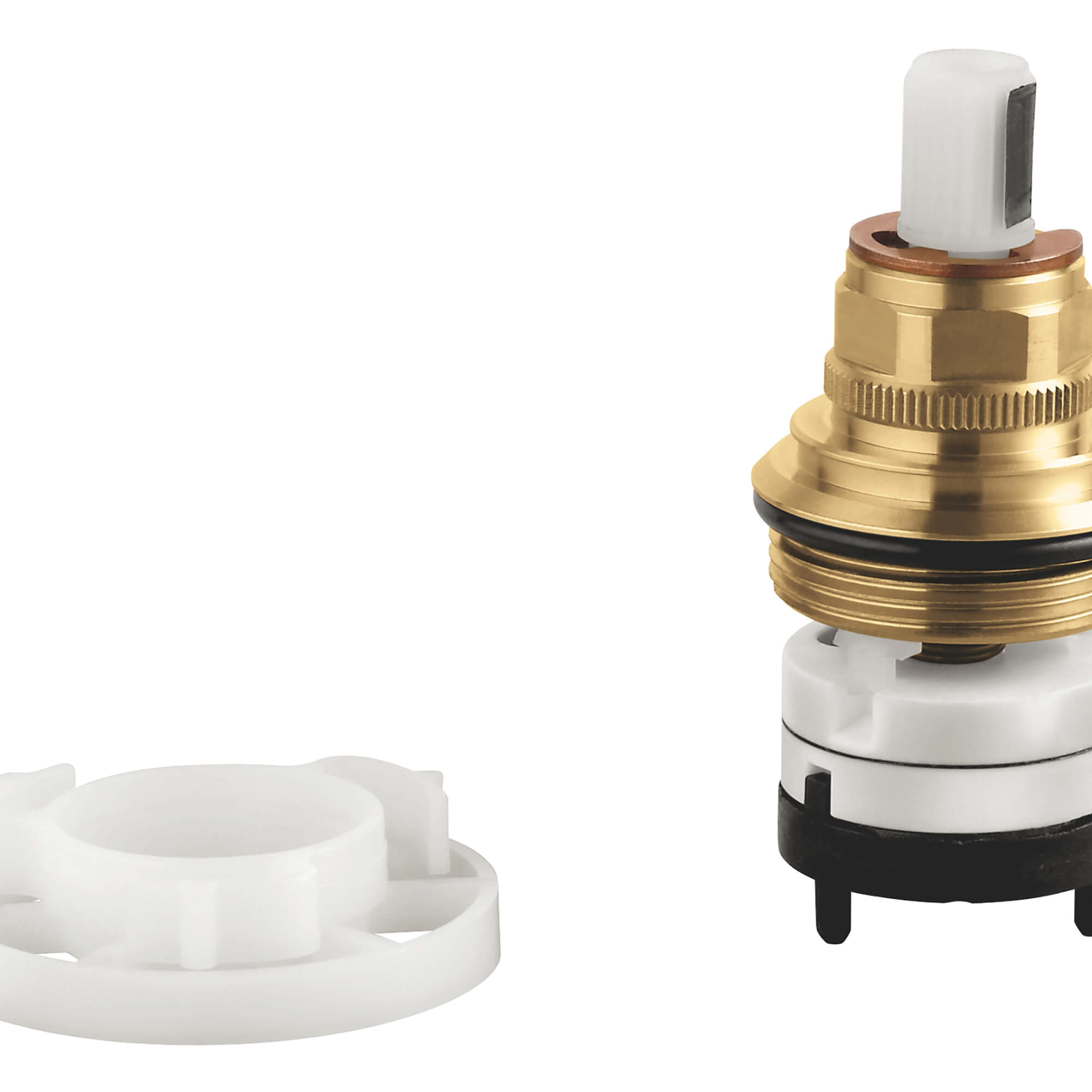 GROHE 48058000 3-Way Diverter Valve and Trim, Import