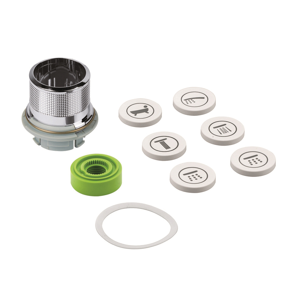 GROHE 48361000 Push Button, For Use With Volume Control Trim, Import