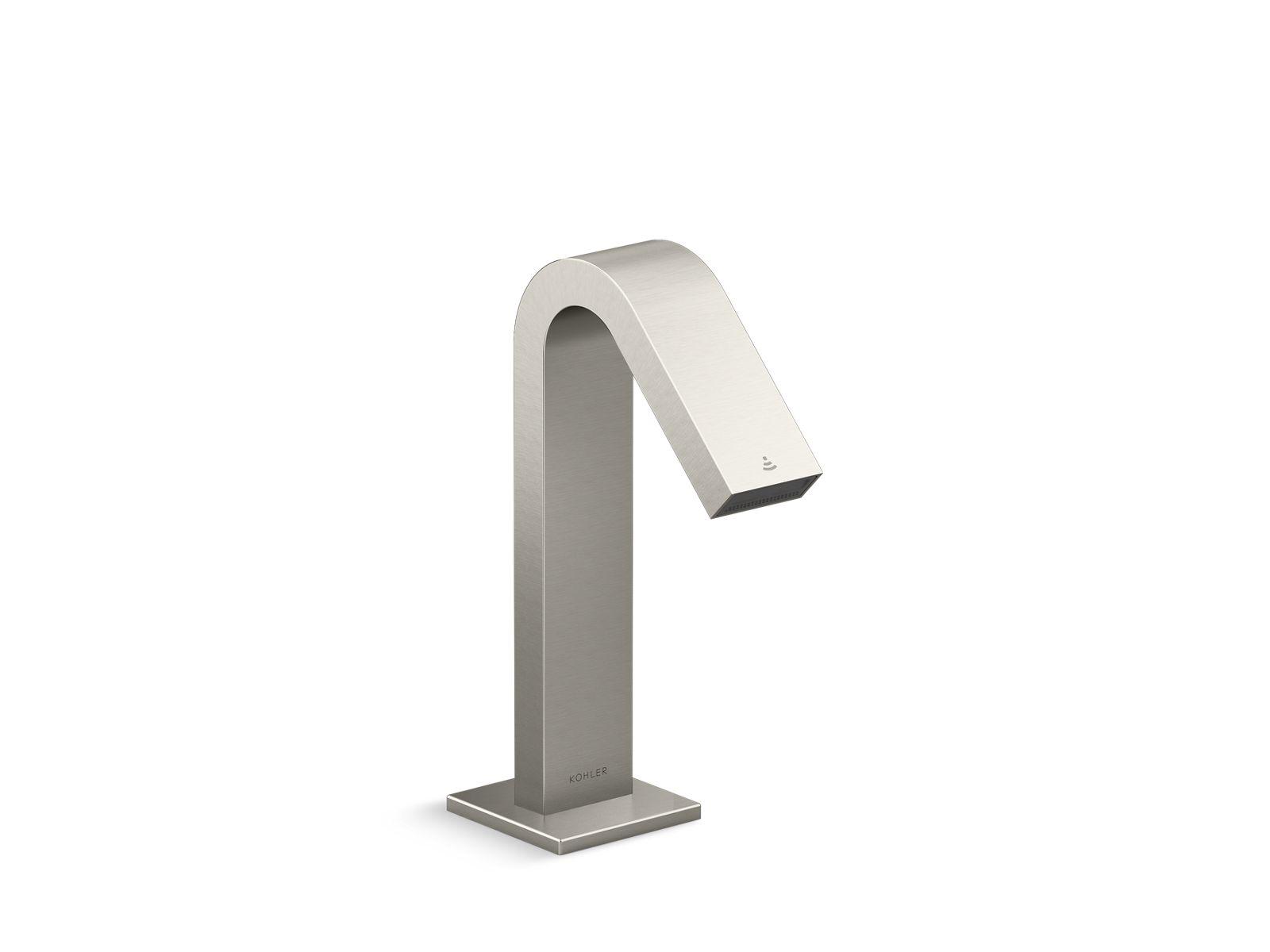 Kohler® 103L76-SANL-BN Loure® AC Powered Faucet, 0.5 gpm Flow Rate, 5-1/4 in H Spout, 1 Faucet Holes, Vibrant Brushed Nickel, Touchless Function