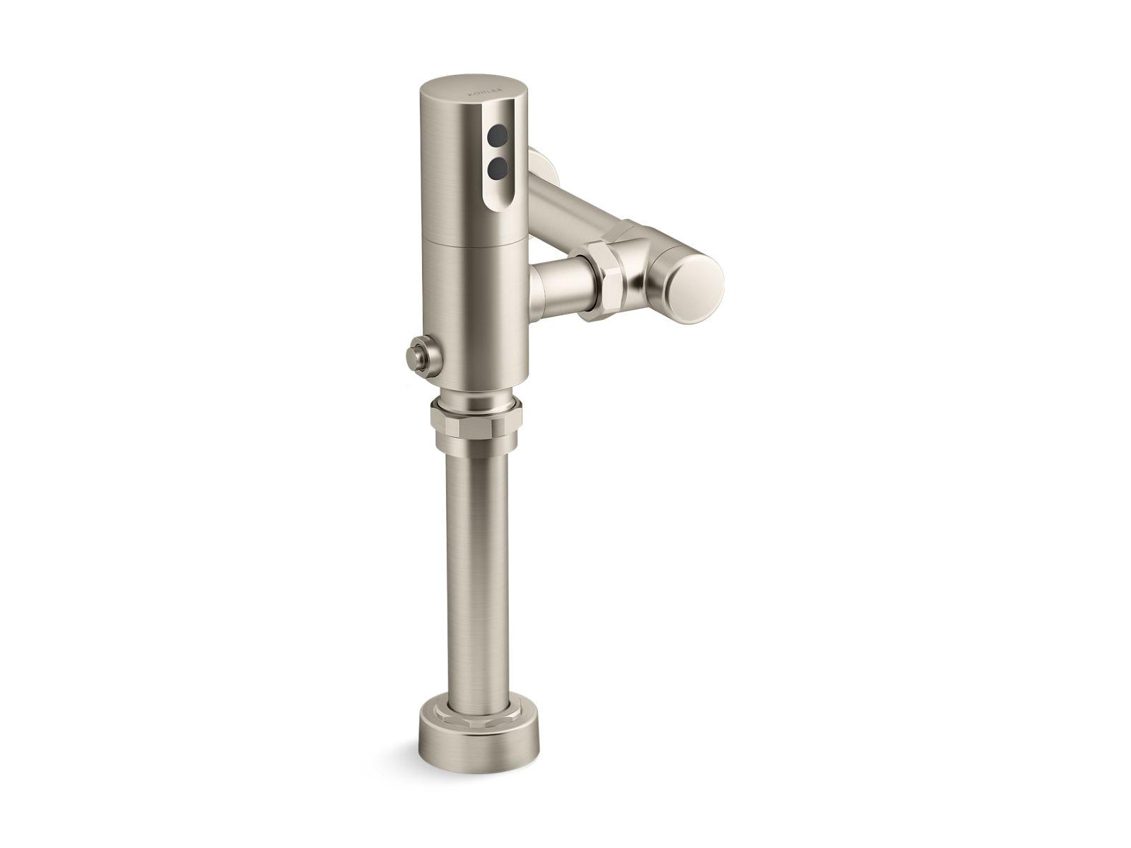 Kohler® 10TD00K10-2MB Touchless Toilet Flushometer, Tripoint®, 1.5 V AA Lithium Battery, 1 gpf Flush Rate, 1 in Inlet, 1-1/2 in Spud, 35 psi Pressure, Vibrant Brushed Moderne Brass