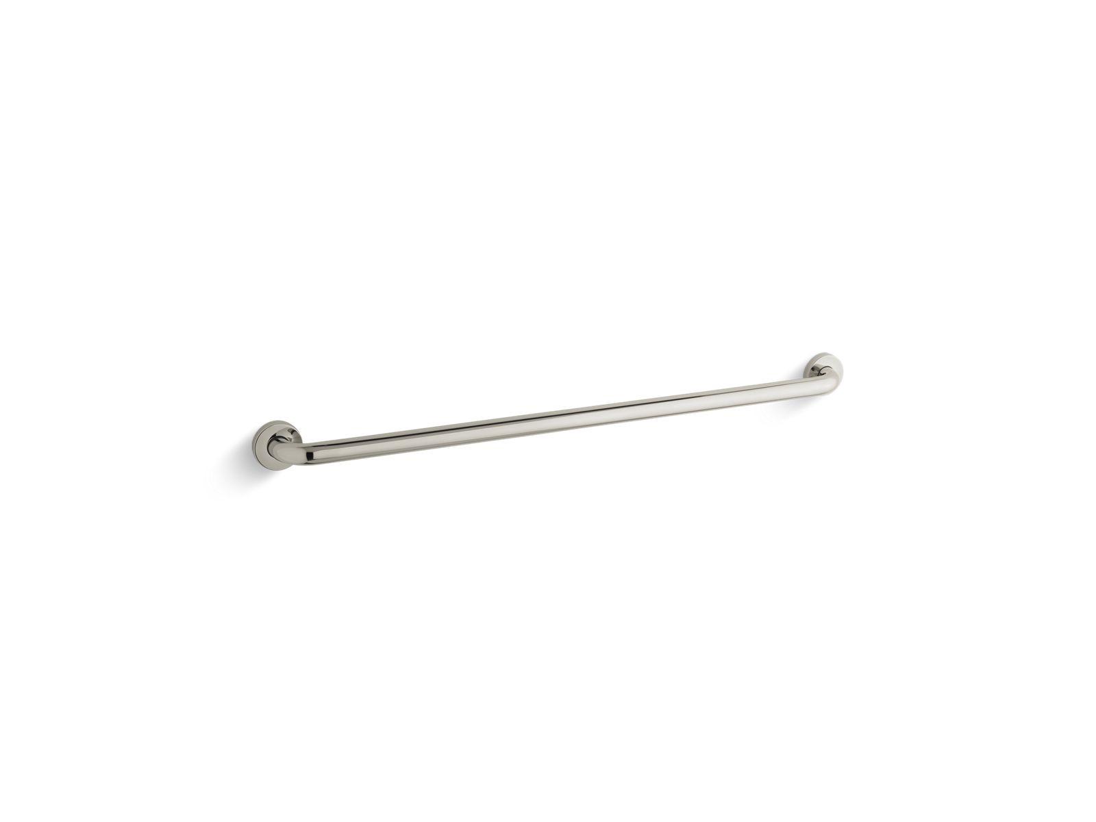 Kohler® 14564-SN 14564 Contemporary Grab Bar, 1-1/4 in Dia 38-13/16 in L, Vibrant Polished Nickel, Metal