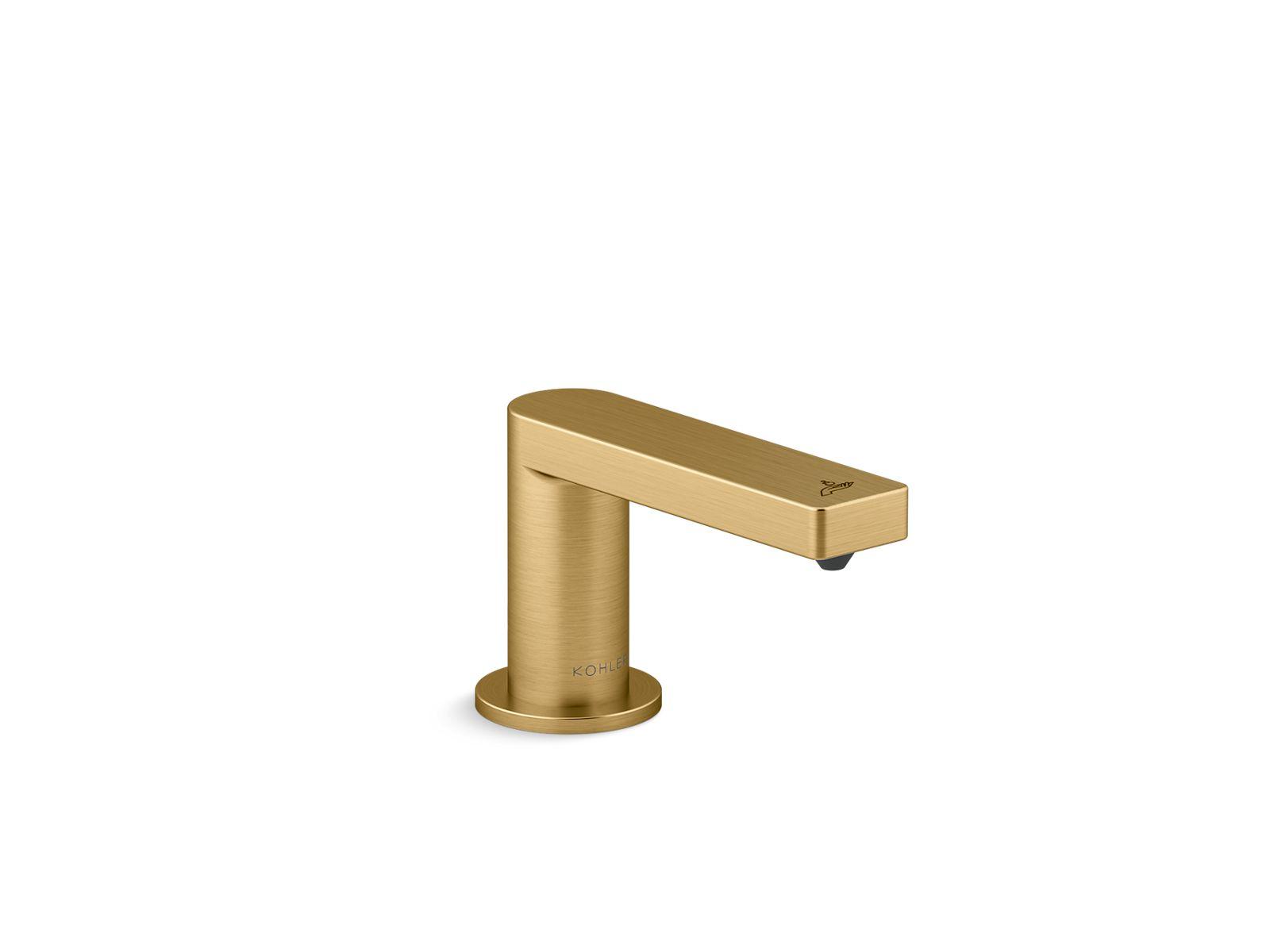 Kohler® 25195-2MB Composed® Touchless Soap Dispenser Assembly, Vibrant Brushed Moderne Brass, 54 oz Capacity, 5-9/16 in OAL