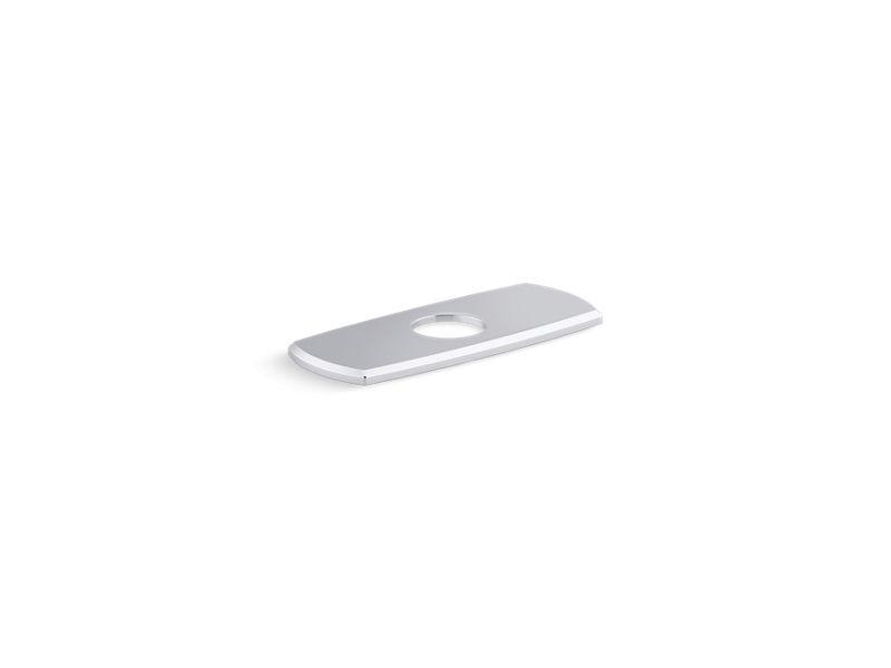 Kohler® 27007-CP 27007 Occasion® Escutcheon Plate, 6-7/16 in L 2-11/16 in W 5/16 in H, Brass, Polished Chrome