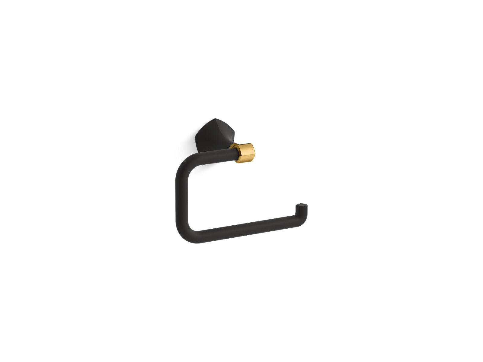 Kohler® 27063-BMB 27063 Occasion® Towel Bar, 5-1/2 in OAH 3-1/2 in OAD, Zinc