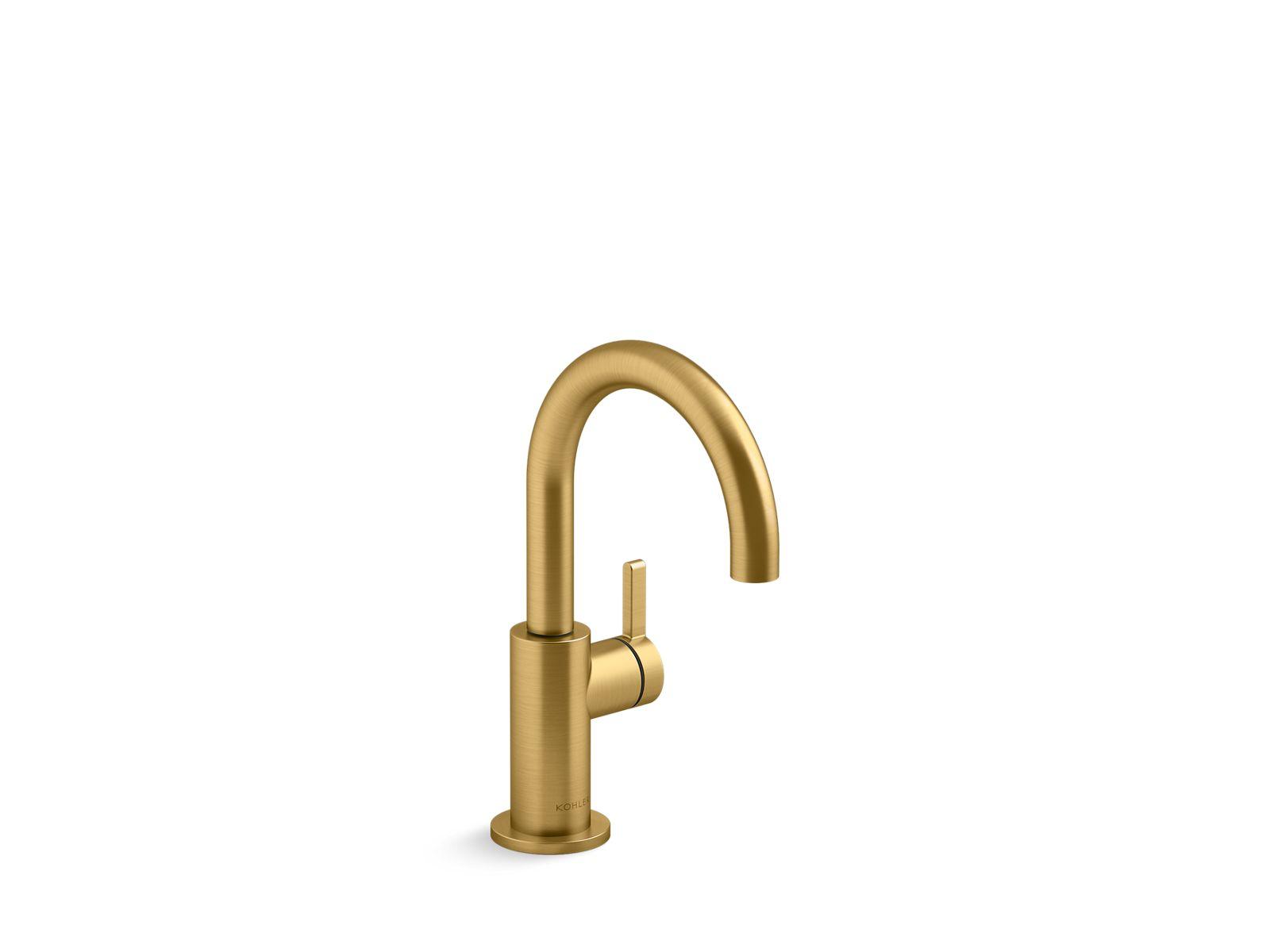 Kohler® 28291-2MB Components® Faucet, 1.5 gpm Flow Rate, Vibrant Brushed Moderne Brass, 1 Handles
