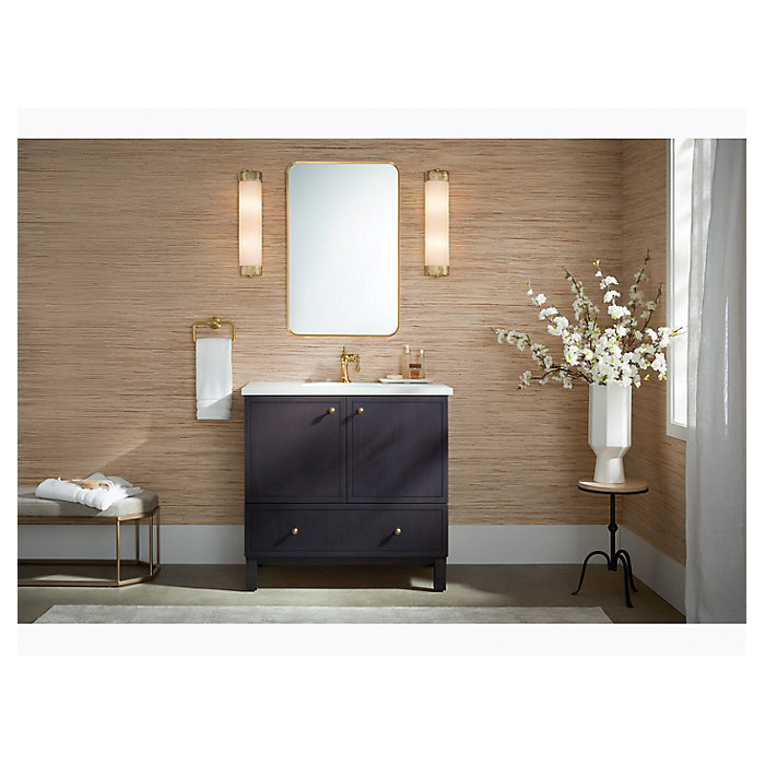 Kohler® 28545-SC02-SNL Dimmable Light Bath Bar, (2) CFL Lamp, 120 VAC, Polished Nickel Housing