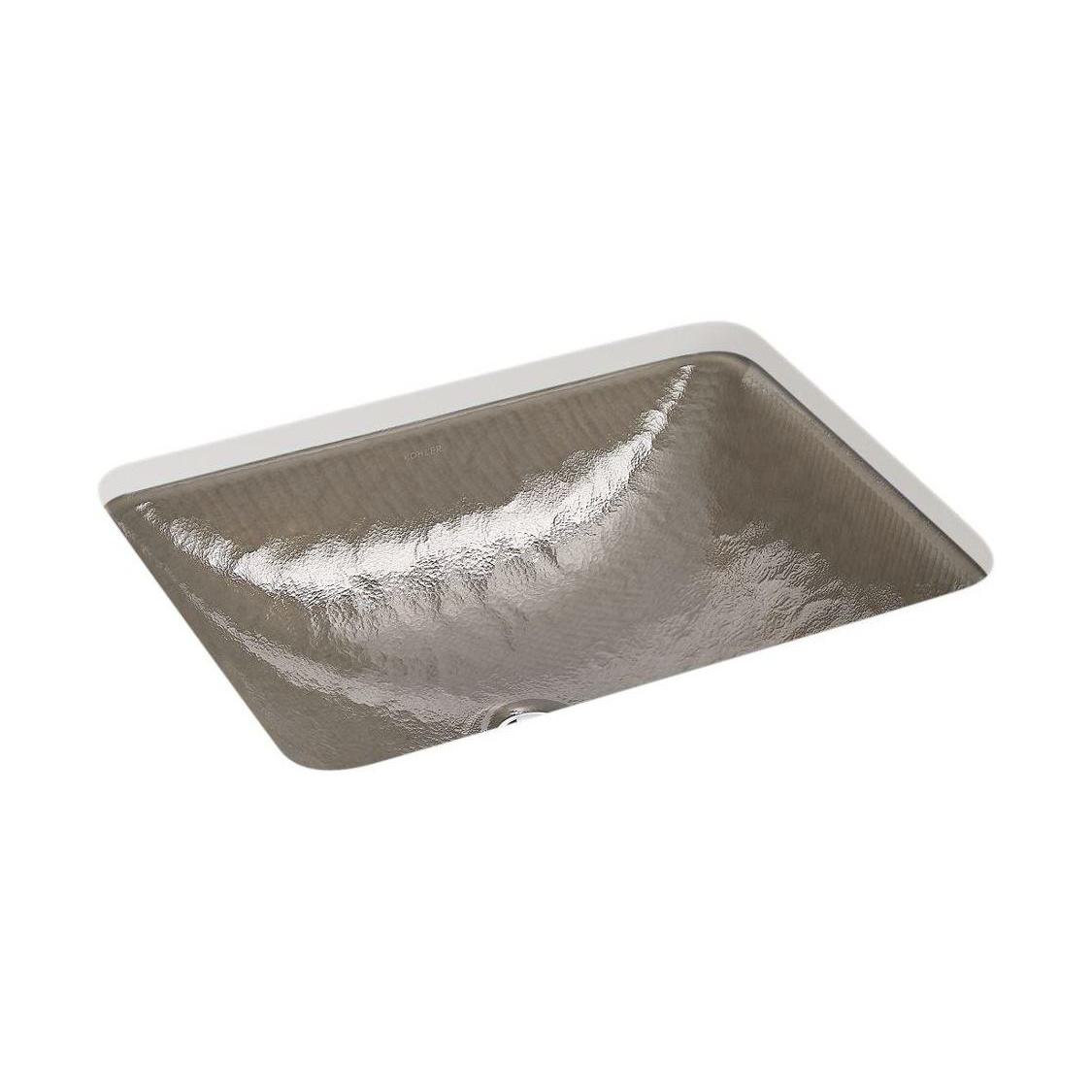 Kohler® 28823-G3-B11 28823 Yepsen® Bathroom Sink, Rectangular Shape, 6-1/16 in H x 15-1/2 in W x 19-15/16 in D, Under Mount, Glass, Opaque Doe