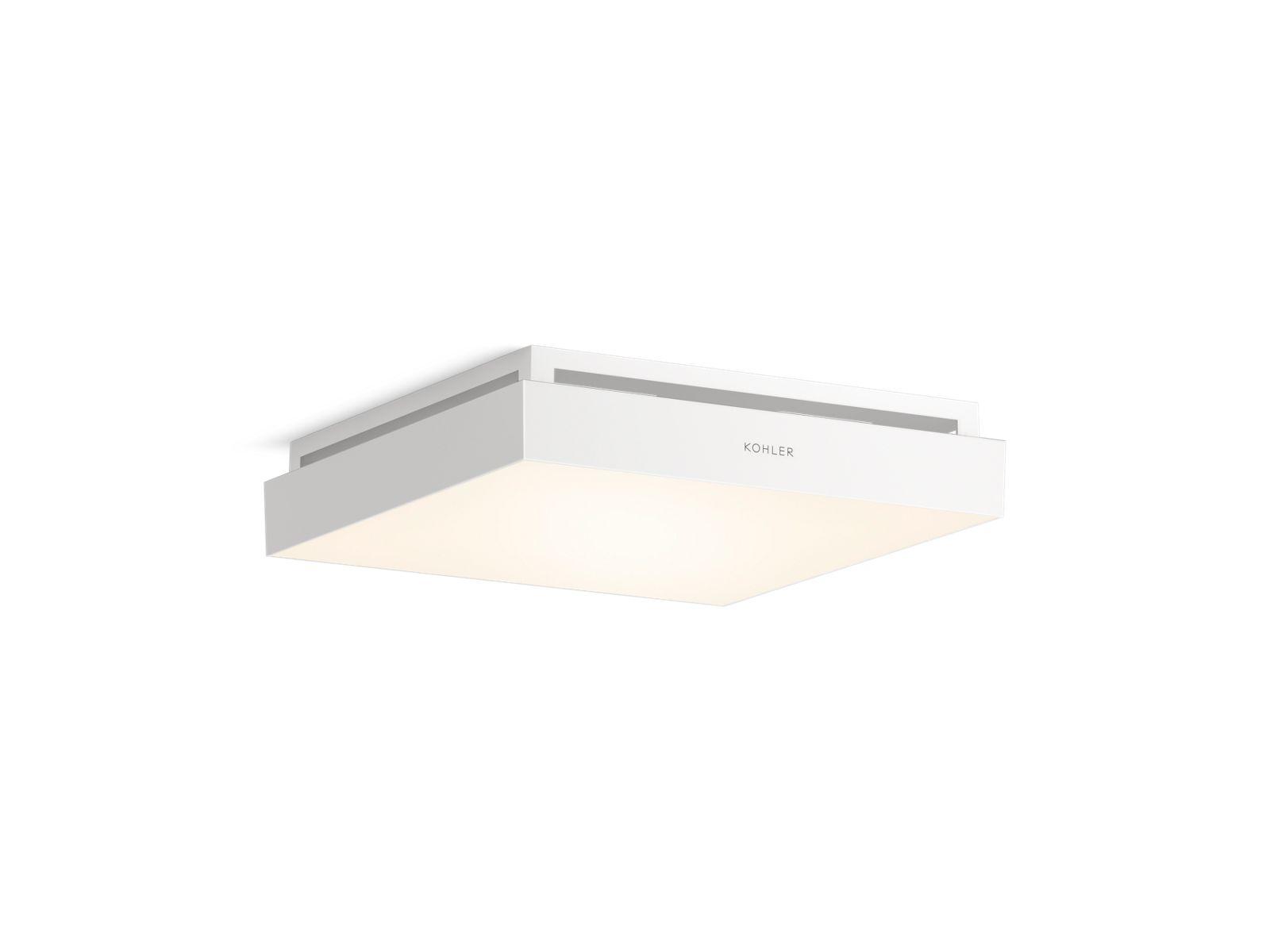 Kohler® 34455-NA Exhaust Fan, 110, 130, 150 cfm Flow Rate, 3-7/8 in Dia Duct, 120 V, 15 A, 0.5 sones, Import