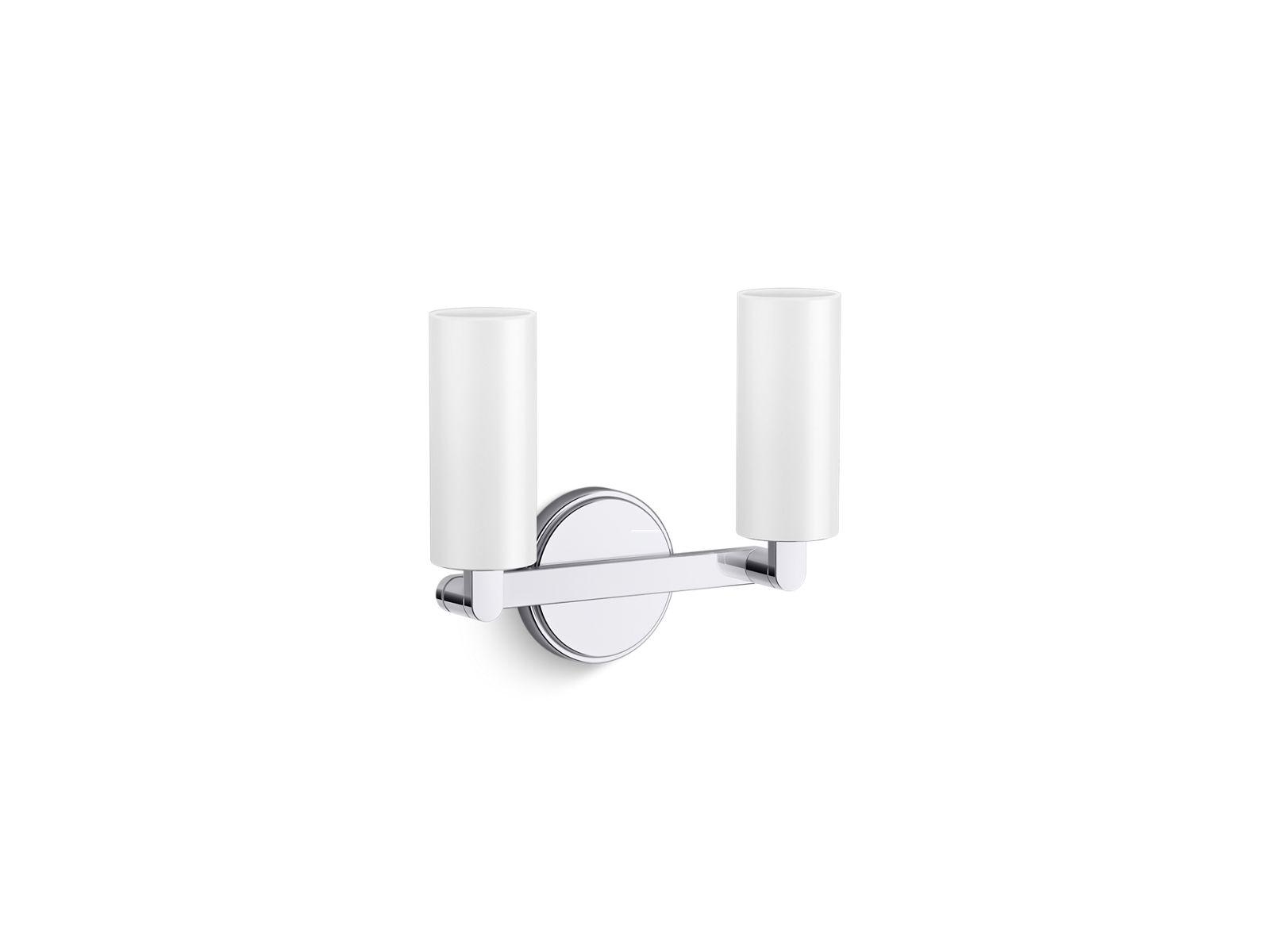 Kohler® 35873-SC02-CPL Sconce, (1) Lamps B11/T8 Lamp, 120 VAC, Polished Chrome Housing