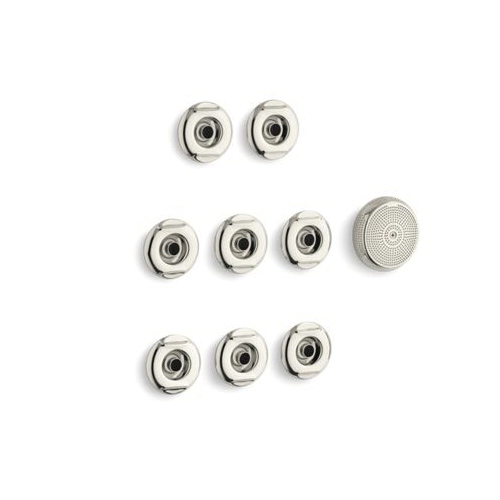 Kohler® 9698-SN Flexjet® Whirlpool Trim Kit With (8) Jets, Plastic, Vibrant® Polished Nickel