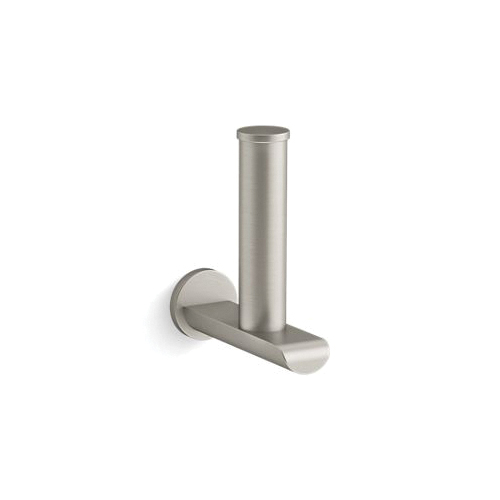 Kohler® 97502-BN Avid™ Vertical Toilet Paper Holder, Brass/Zinc, Vibrant® Brushed Nickel