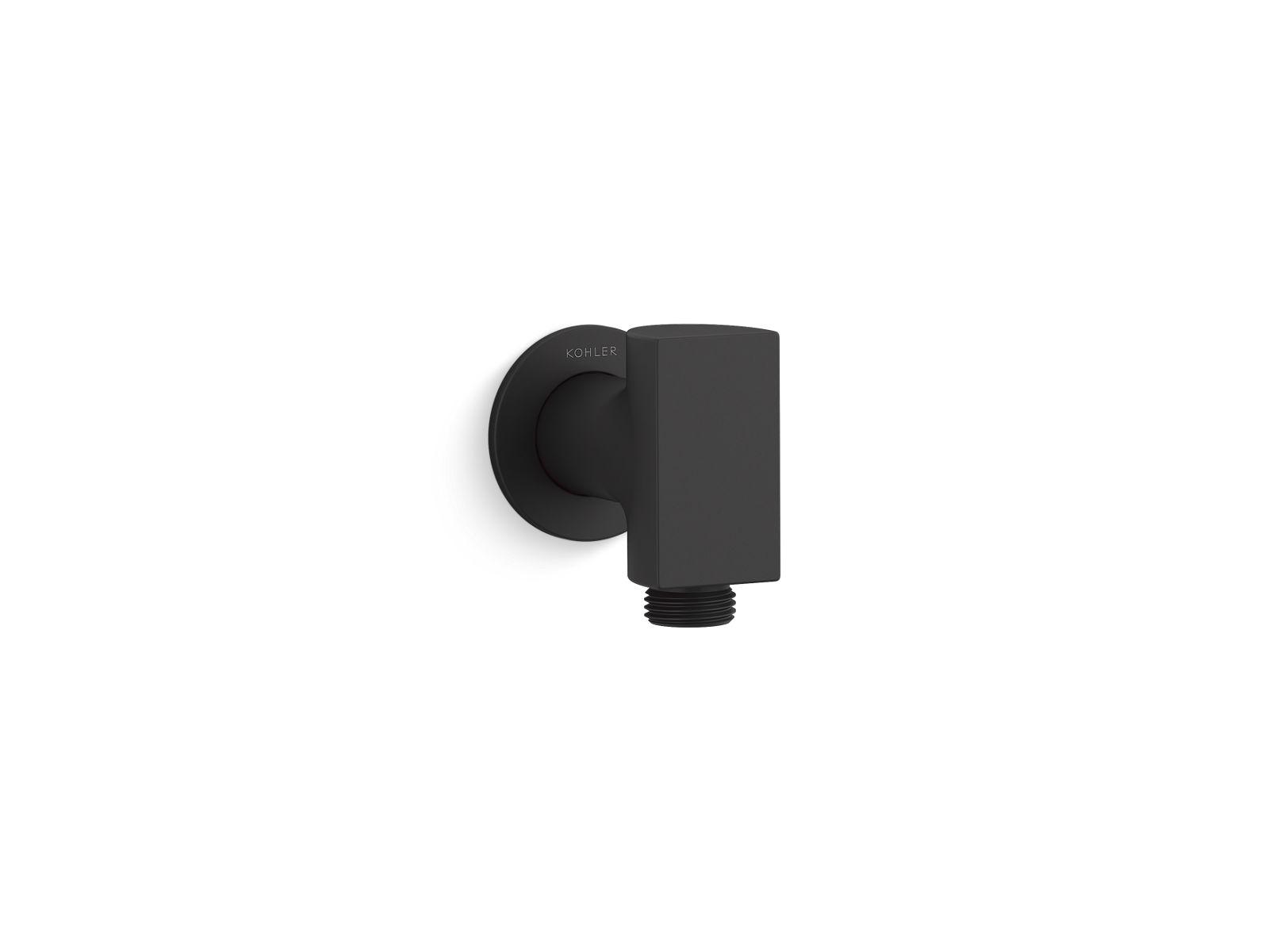 Kohler® 98352-BL 98352 Exhale® Wall-Mount Supply Elbow, 1/2 in x G1/2 Nominal, NPT End Style, Metal