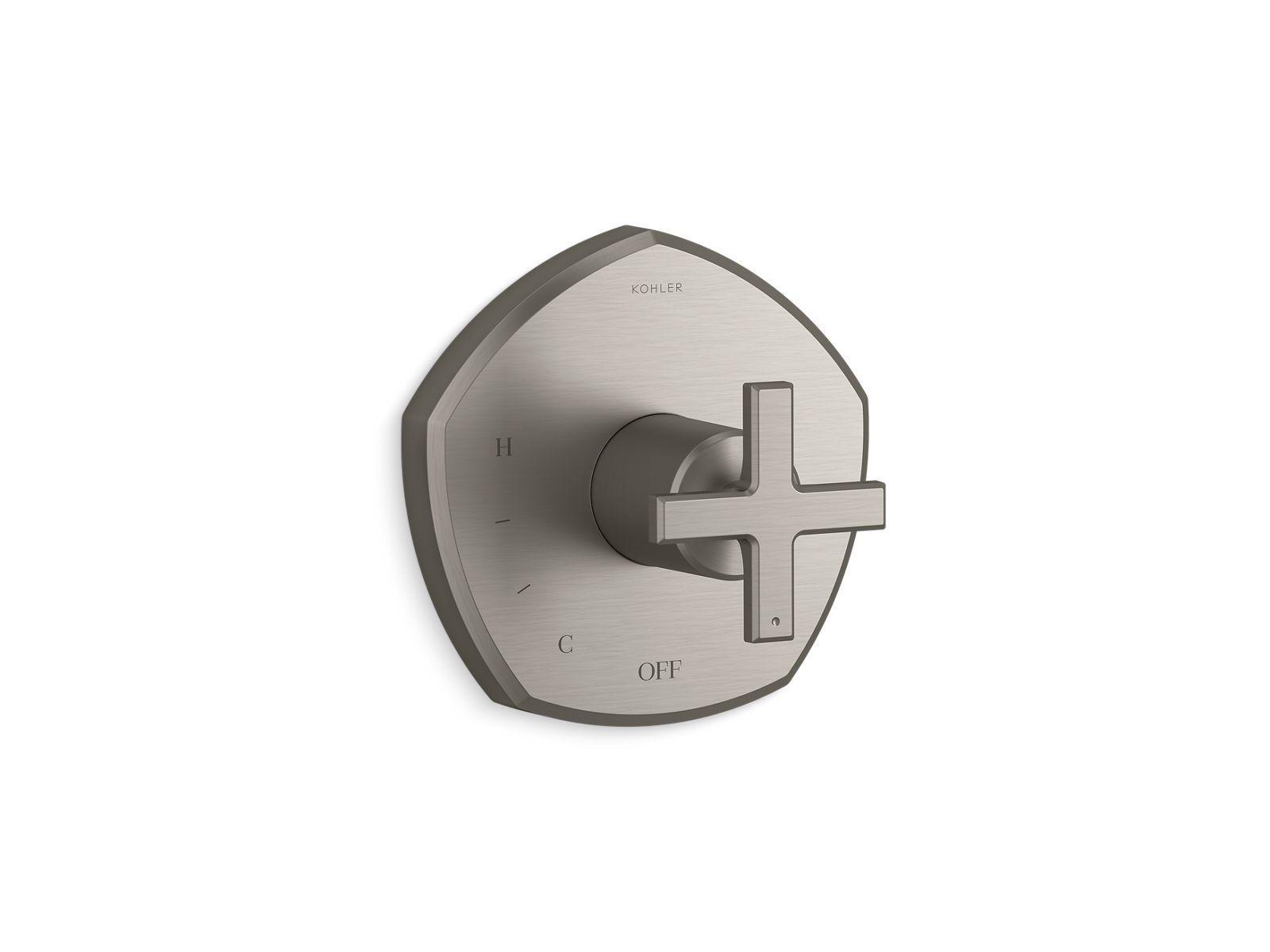 Kohler® TS27043-3-BN TS27043-3 Shower Trim and Valve, Vibrant Brushed Nickel