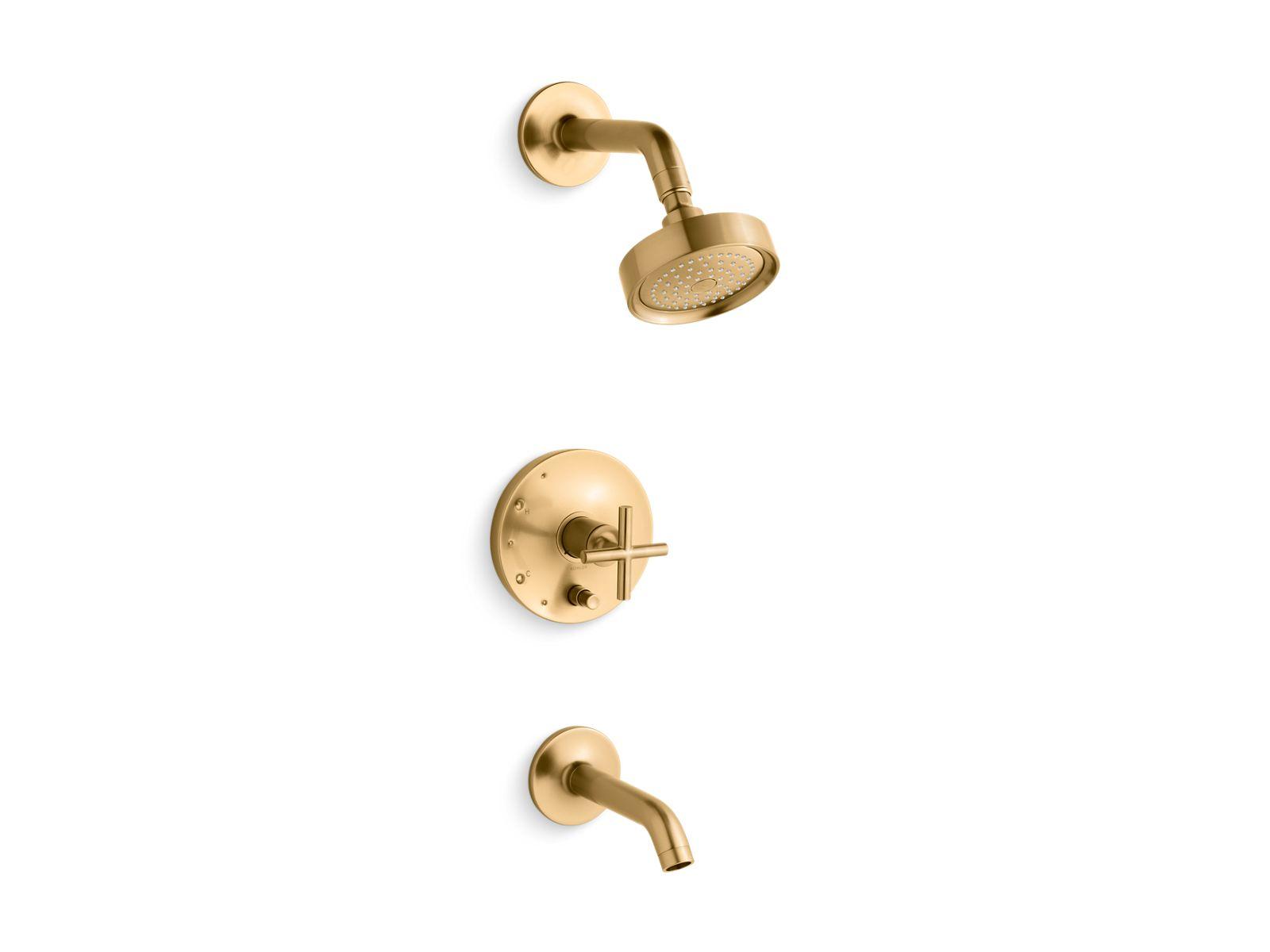 Kohler® T14420-3-2MB T14420-3 Purist® Trim Kit Shower Faucet, 2.5 gpm Flow Rate