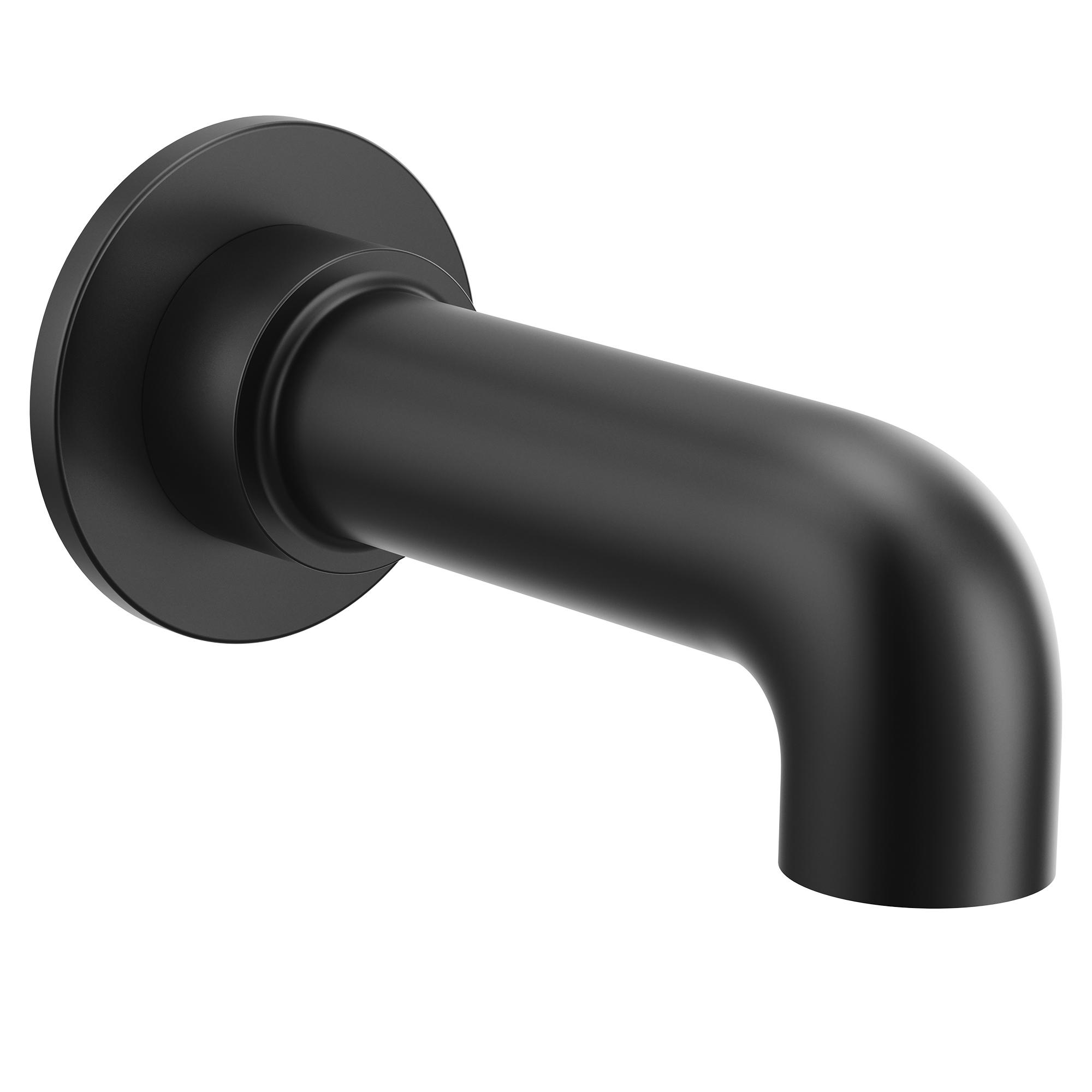 Moen® 3347BL CIA™ Slip-Fit Non-Diverter Tub Spout, 1/2 in, Matte Black, Domestic