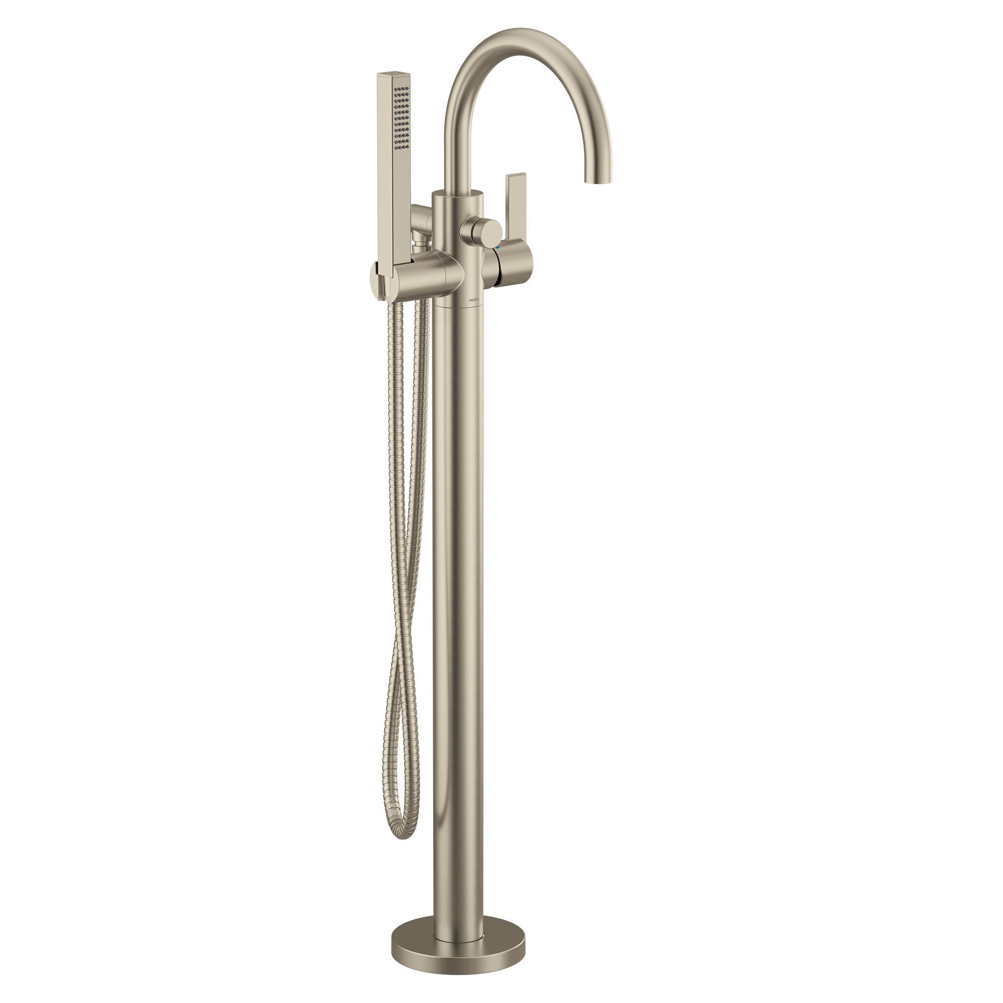 Moen® 615BN CIA™ Tub Filler Faucet, 1.75 gpm Flow Rate, Brushed Nickel, 1 Handle, Domestic
