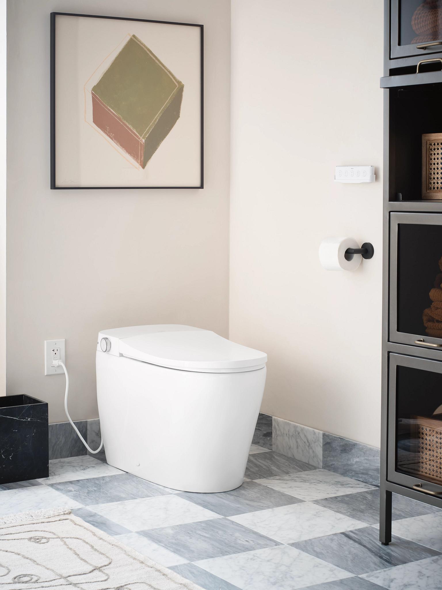 Moen® ET900 2-Series Electronic Cleansing Toilet, 12 in Rough-In, White
