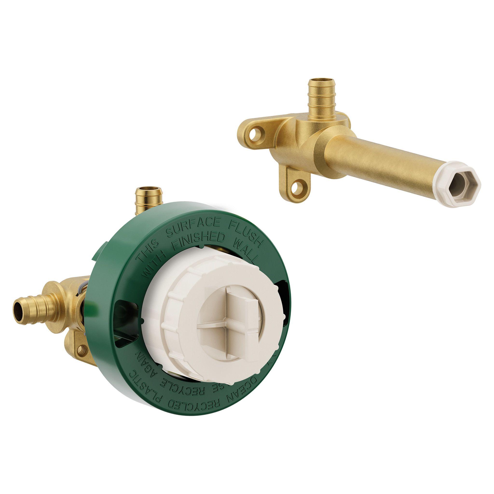 Moen® WMV130XS M-pact Rough-in Valve, 1/2 in PEX Inlet, 8 gpm Flow Rate, Brass Body, Domestic