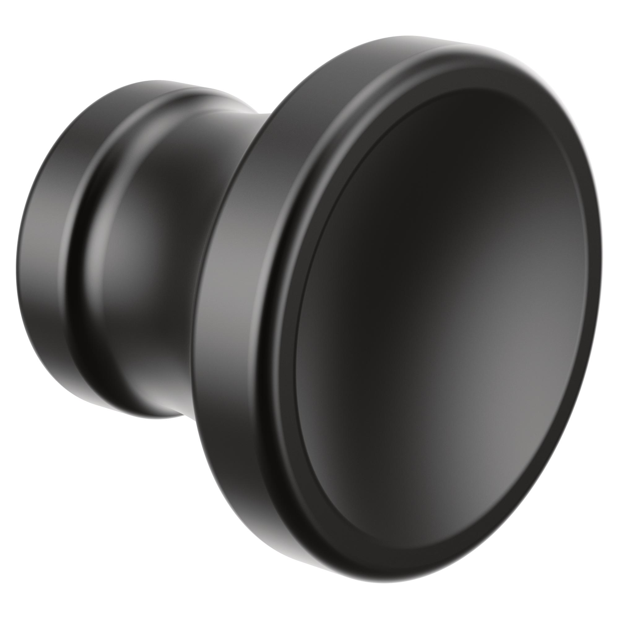 Moen® YB0505BL Colinet™ Drawer Knob, For Use With Bath Faucets, Zinc, Matte Black, Import