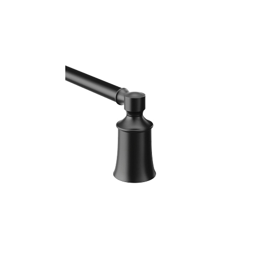 Moen® YB2118BL DARTMOOR™ Towel Bar, 18 in L Bar, 3-1/2 in OAD, Zinc, Import