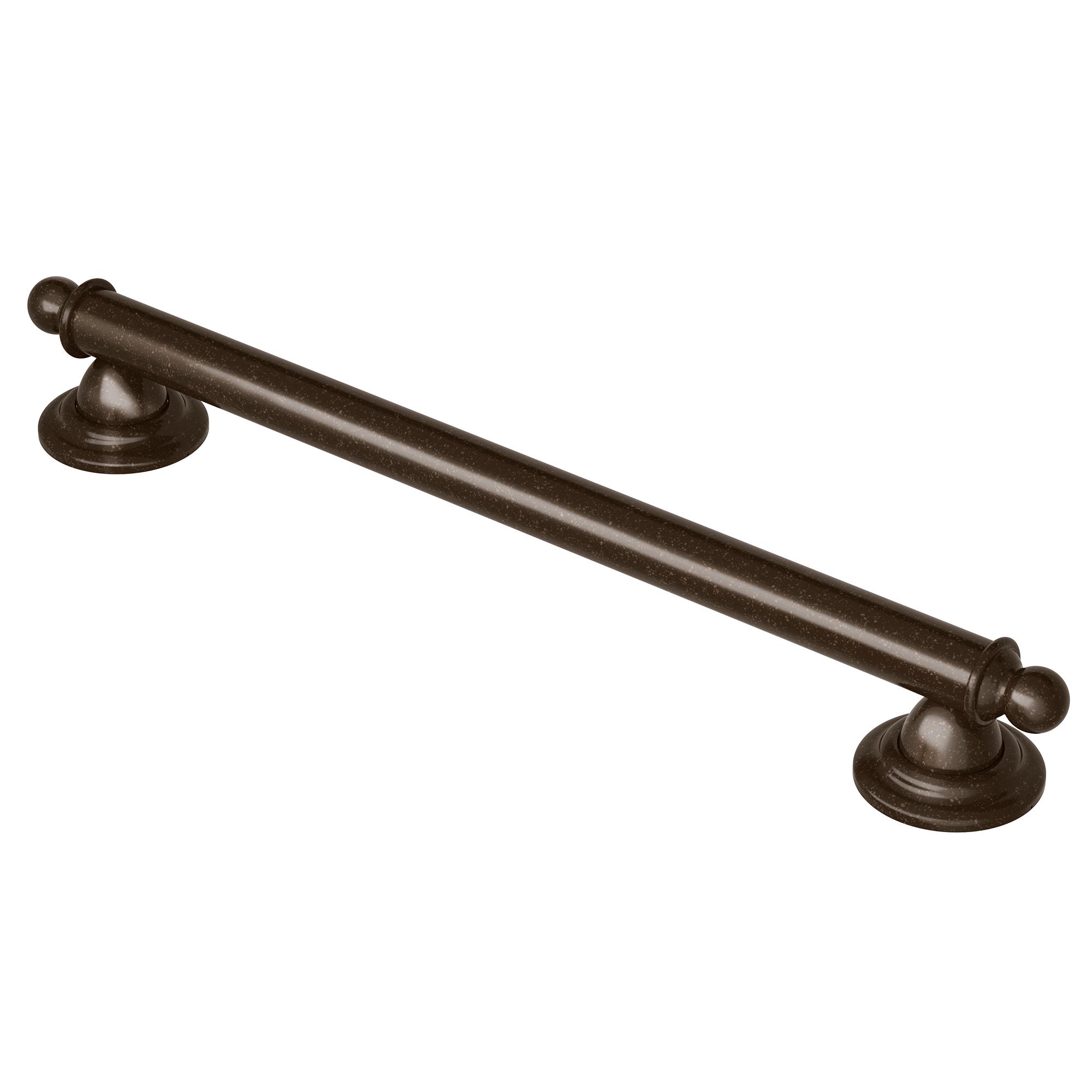 Moen® YG2224ORB Grab Bar, Brantford™, 24 in L x 1-1/4 in Dia, Oil Rubbed Bronze, Stainless Steel, Import